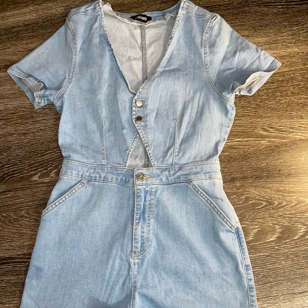 Women’s denim romper